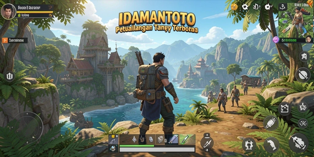 Gameplay menakjubkan IDAMANTOTO di dunia terbuka yang luas.