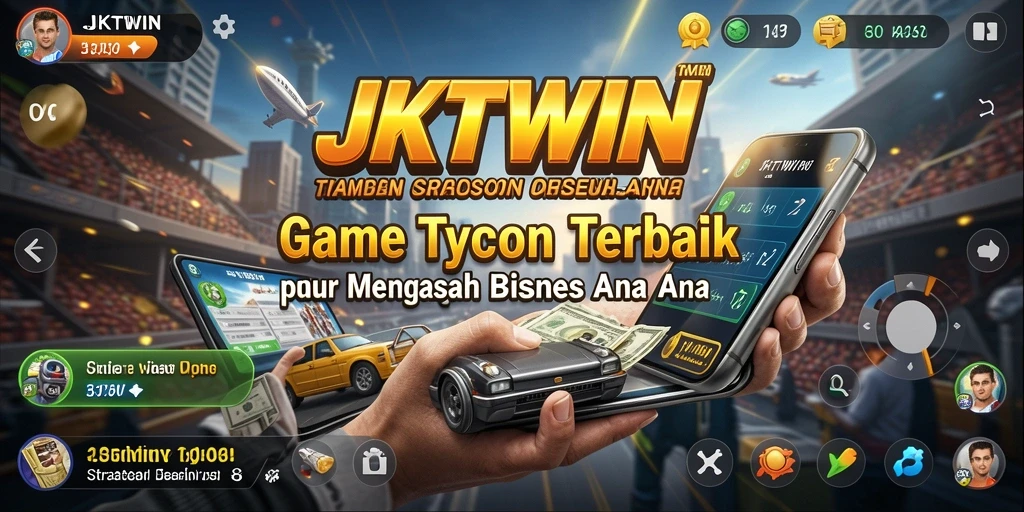 Screenshot gameplay JKTWIN yang menunjukkan strategi bisnis yang menarik.