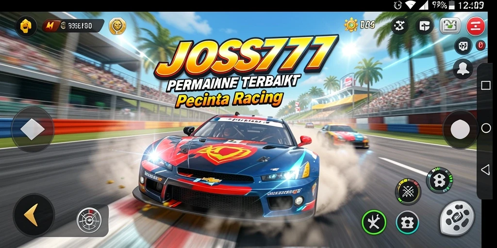 Gameplay JOSS777 yang menarik dengan aksi balap cepat.
