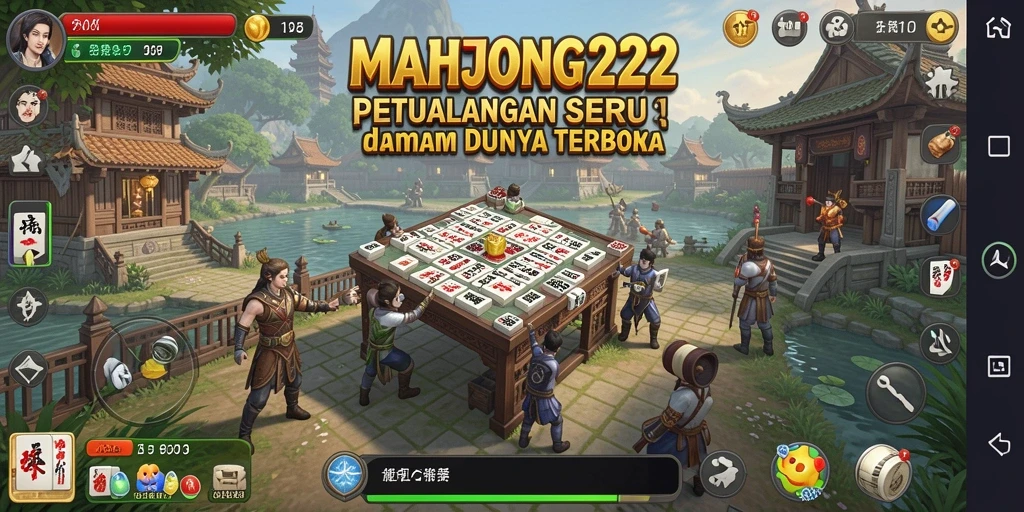 Gameplay <strong>MAHJONG222</strong> yang menarik di dunia terbuka dengan grafis indah.