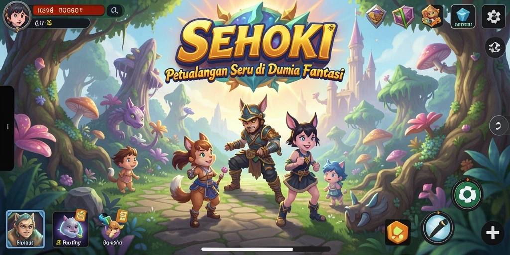 Tampilan menarik dari gameplay SEHOKI yang penuh petualangan.