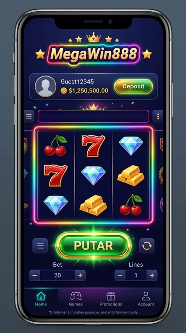 Proses pengunduhan aplikasi megawin888 yang mudah dan cepat.